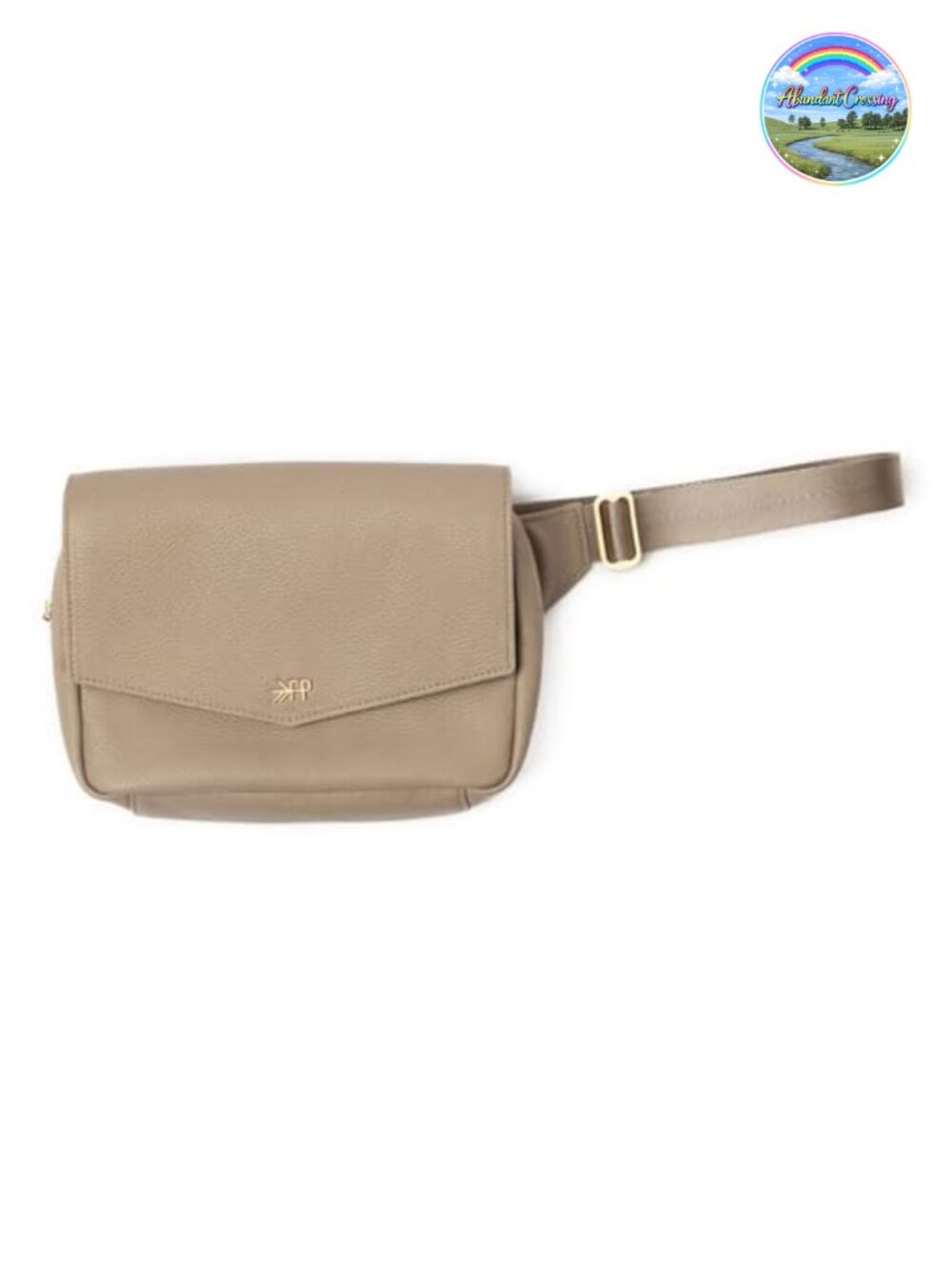 Vegan Leather Belt Bag with Adjustable Waist Belt Crossbody